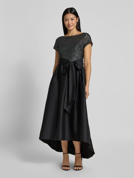 Adrianna Papell Midikleid mit Zierschleife Black 4