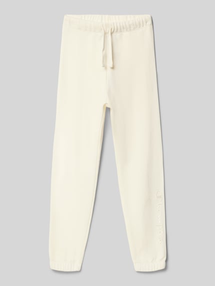 Champion Sweatpants mit elastischem Bund Ecru 1