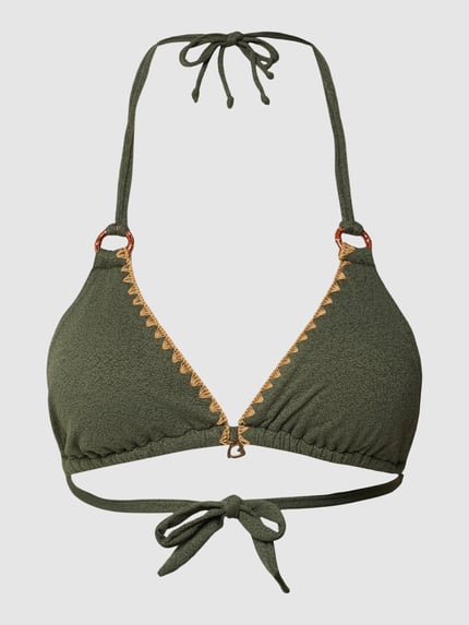 Banana Moon Bikinitop met vetersluiting aan de achterkant model 'YERO SANTAFE' Kaki - 1