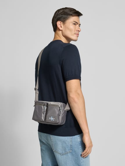 CK Calvin Klein Camera Bag met labeldetail Grafiet - 1