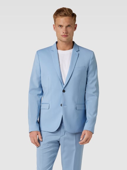 The Kooples 2-Knopf-Sakko aus reiner Wolle Modell 'VESTE' Hellblau 4