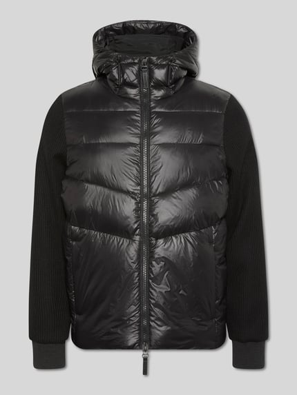 CK Calvin Klein Pufferjacke mit Strickeinsätzen Black 2