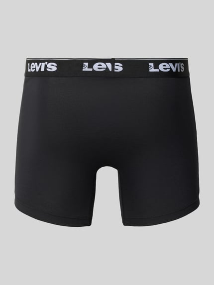 Levi's® Trunks mit Label-Bund im 3er-Pack Black 3