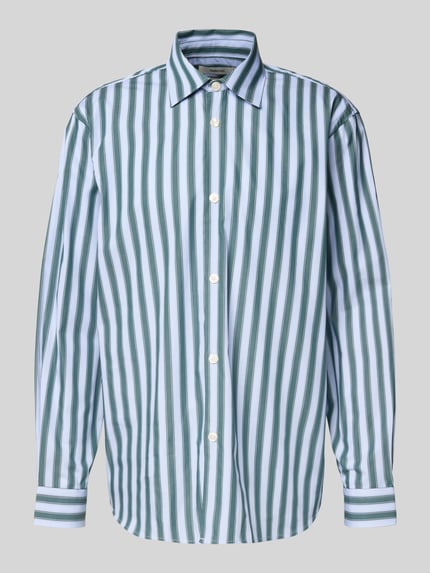 Selected Relaxed Fit Freizeithemd aus reiner Baumwolle Modell 'RLXHENRIC' Dunkelgruen 2