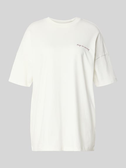 Marc O'Polo DENIM Oversized T-shirt van puur katoen Offwhite - 2
