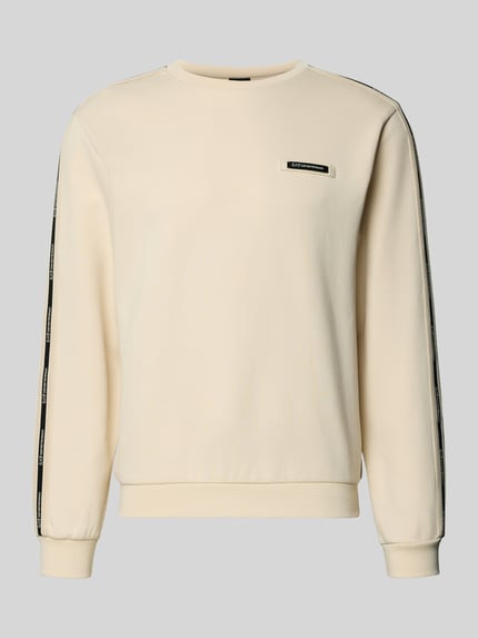 Bluza z detale z logo i okrągły dekolt Shop The Look MANNEQUINE