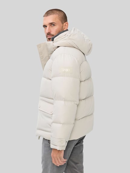 Brax Daunenjacke mit Kapuze Offwhite 5