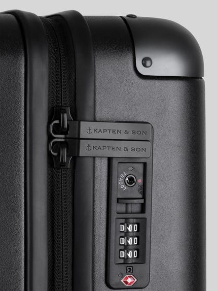 Kapten & Son Handgepäck-Koffer mit Wäschebeutel und vier Packing Cubes Modell 'HEATHROW CABIN' Black 2