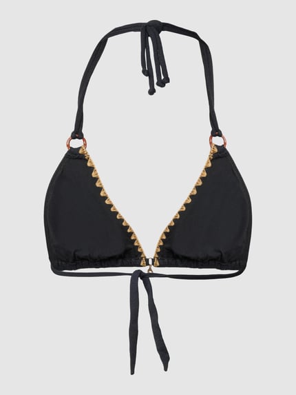 Banana Moon Bikinitop met vetersluiting aan de achterkant, model 'YERO SANTAFE' Zwart - 3