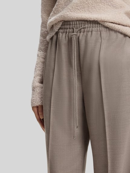 BOSS Regular Fit Hose mit High Waist Sand 3