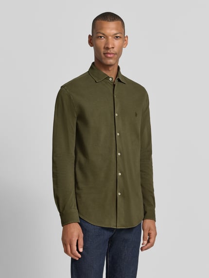 Polo Ralph Lauren Slim Fit Freizeithemd aus reiner Baumwolle Oliv 4