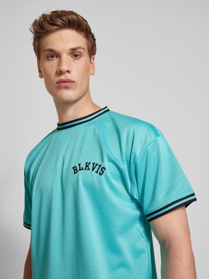 BLKVIS T-Shirt mit Rundhalsausschnitt Tuerkis 3