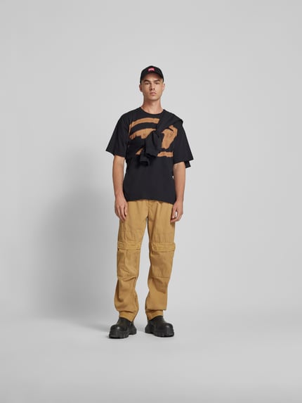 Diesel cargobroek met elastische band Camel - 1