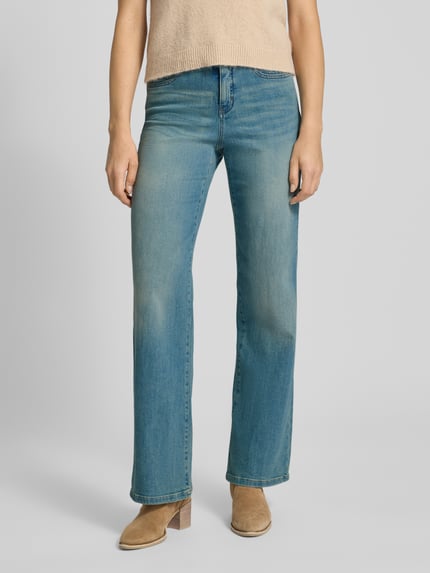 OPUS PANTS Jeans in used-look, model 'Melly Modern' Lichtblauw - 4