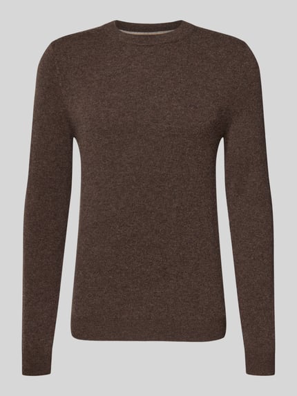MCNEAL Gebreide pullover van wolmix met kasjmiermix Chocoladebruin gemêleerd - 2