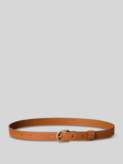 CK Calvin Klein Gürtel aus echtem Leder mit Logo-Detail Cognac 3