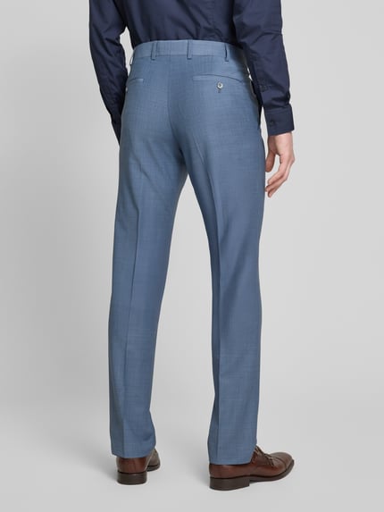 WILVORST Slim Fit Anzughose mit Bügelfalten Aqua 5