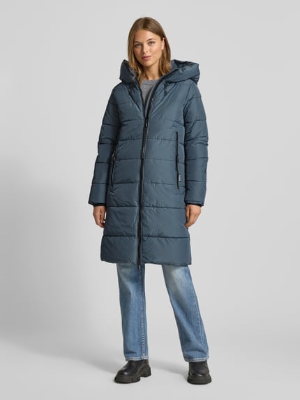 khujo Kurtka w stylu puffer z Kapturem Model 'Jilias' Niebieski 4