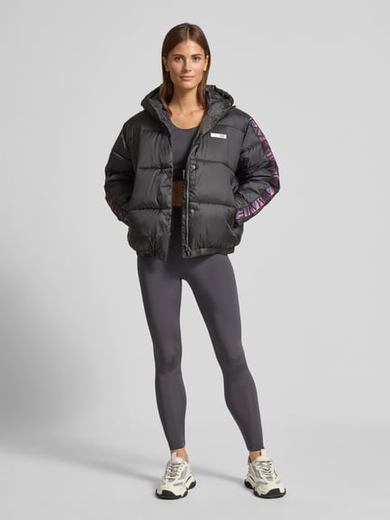 EA7 Emporio Armani Leggings mit elastischem Bund Dunkelgrau 1