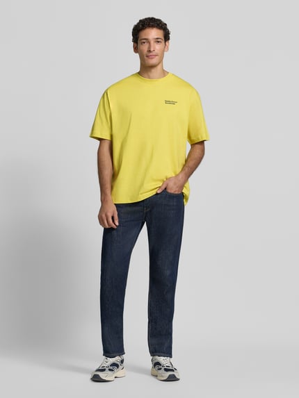 MCNEAL T-Shirt mit Statement-Print Senf 1