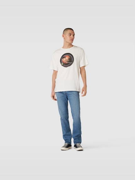 RE/DONE Jeansy Slim w kroju slim fit z dodatkiem streczu Niebieski 1