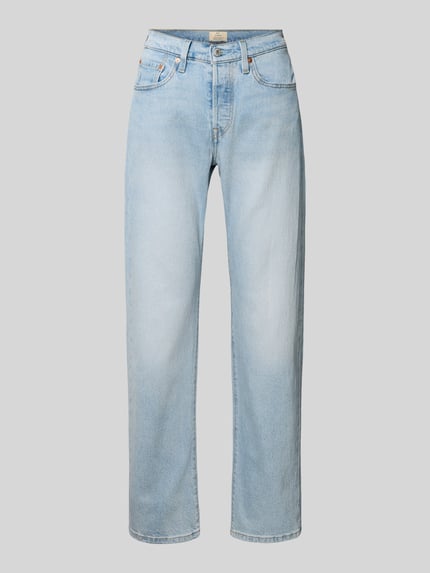 Levi's® 300 Straight fit jeans, model '501 CURVE LAUGH AND LIE' Lichtblauw - 2