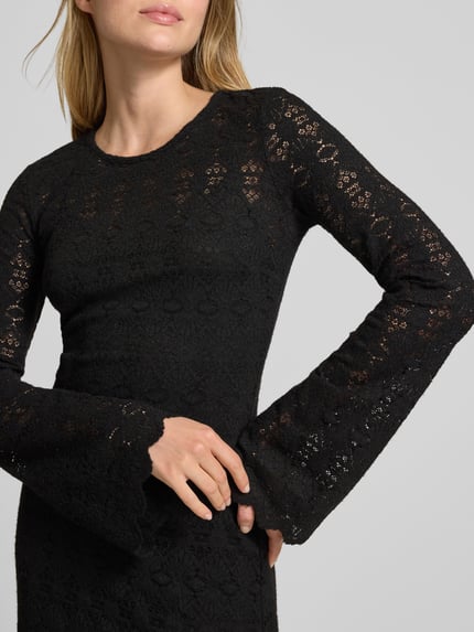 GUESS Minikleid mit Trompetenärmeln Modell 'BRIDGETTE MINI' Black 3