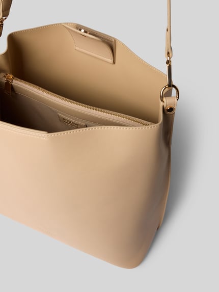 Seidenfelt Torba hobo z imitacji skóry model ‘Nelma’ Beżowy 5