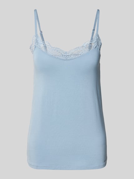 SKINY Pyjama mit Spitzenbesatz Hellblau 1