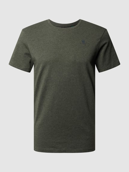 G-Star RAW Regular fit t-shirt van puur katoen Olijfgroen gemêleerd - 2