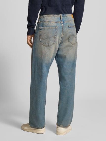 JACK & JONES Loose Fit Jeans mit 5-Pocket-Design Modell 'ALEX' Hellblau 5