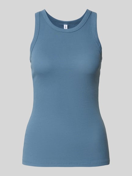 Samsøe Samsøe Tanktop met ronde hals, model 'ALEXO' Bleu - 2