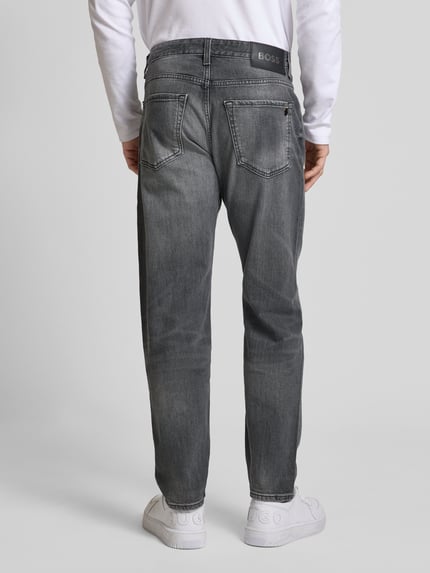 BOSS Orange Slim fit jeans met 5-pocketmodel, model 'Maine' Jeansblauw - 5