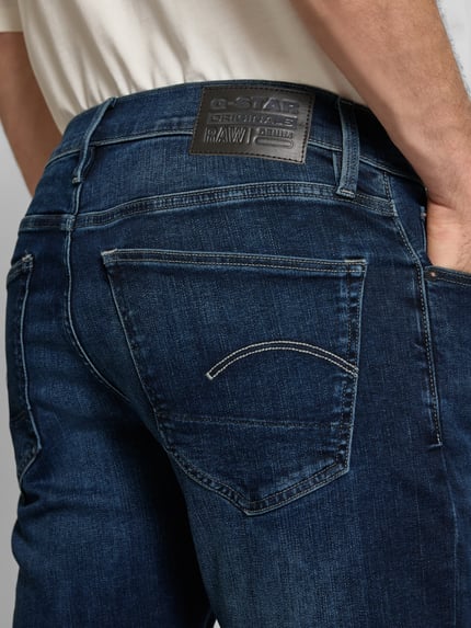 G-Star RAW Slim Fit Jeans im 5-Pocket-Design Dunkelblau 3
