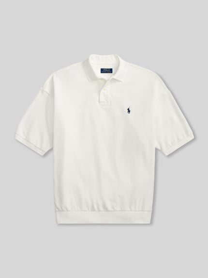 Polo Ralph Lauren Koszulka polo z czystej bawełny o kroju loose fit Biały 2