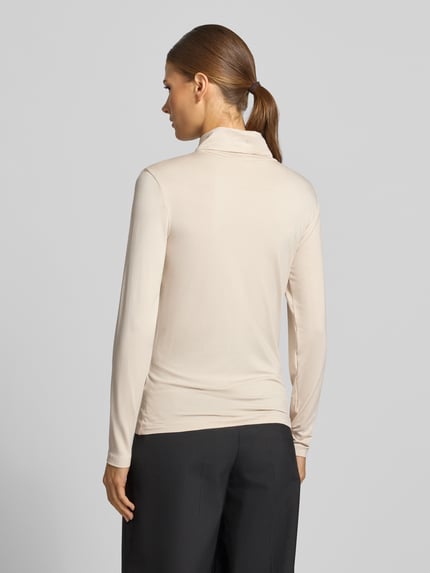 FREE/QUENT Slim fit shirt met lange mouwen van viscosemix model 'Liana' Offwhite - 5