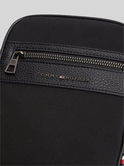 Tommy Hilfiger Torba na ramię z zamkiem błyskawicznym i detalem z logo BLACK 3