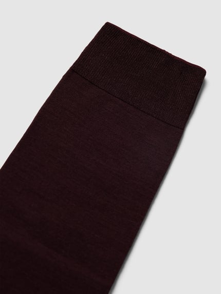 FALKE Kniestrümpfe mit Schurwoll-Anteil Modell 'ClimaWool' Bordeaux 2