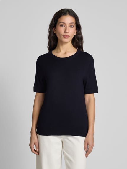 Smith and Soul Strickshirt mit Rundhalsausschnitt Marine 4