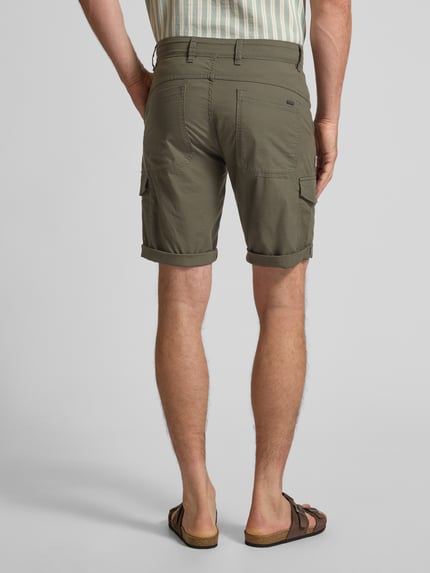 LERROS Korte broek met cargozakken Donkergroen - 5