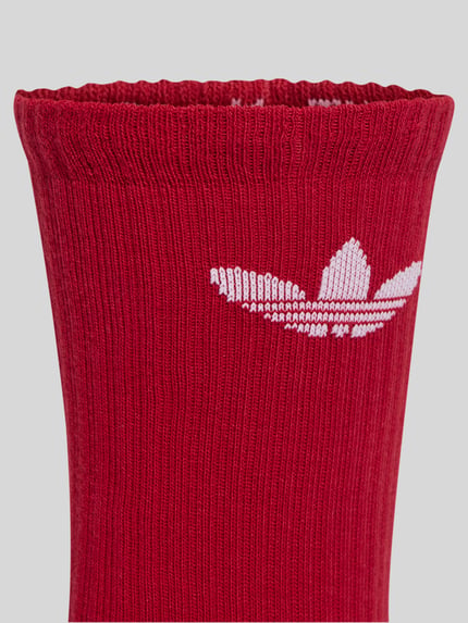 adidas Originals Sokken met logodetail klassiek sport in set van 4 Hazelnoot - 2