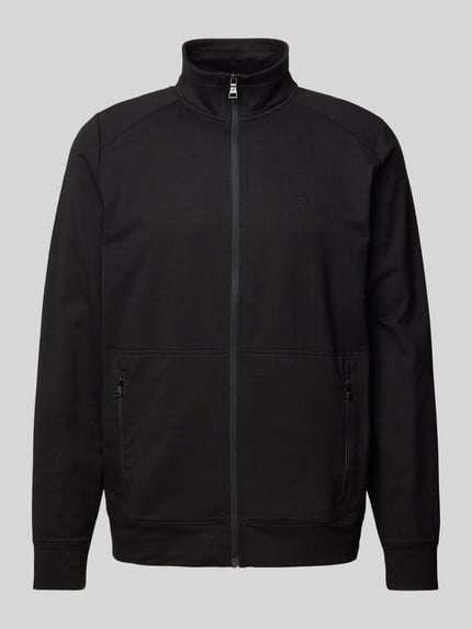 JOY Sweatjacke mit Stehkragen Modell 'RAMON' Black 2
