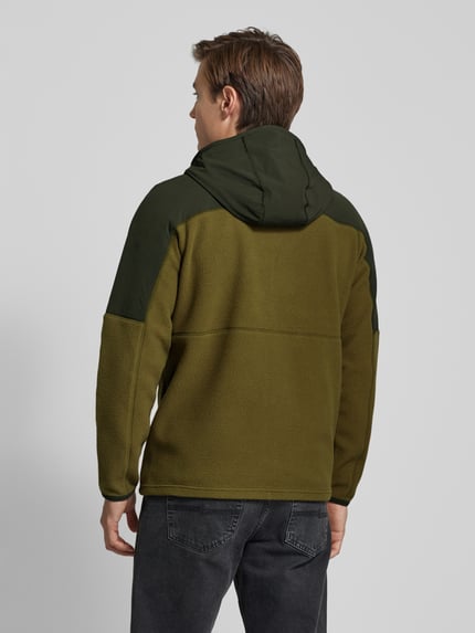 Cotopaxi Kurtka z polaru z nadrukiem z logo model ‘Jean’ Ciemnozielony 5
