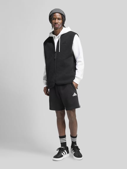 adidas Sportswear Regular Fit Sweatshorts aus reiner Baumwolle Black 1