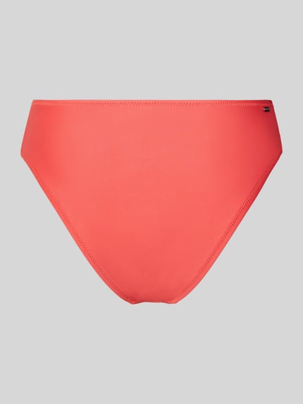 Productfoto, High Waist Bikini-Slip Modell 'Kelli' van Barts in koraalroze, elastische tailleband, nauwsluitende fit, materiaalmix met stretch.