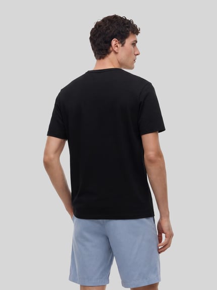 Tommy Hilfiger Regular Fit T-Shirt aus reiner Baumwolle Black 5