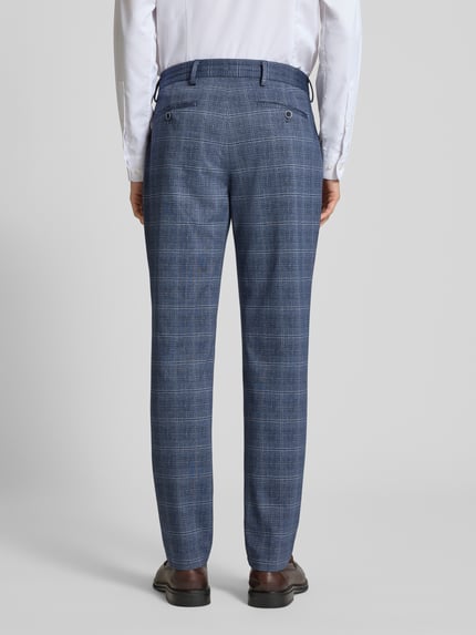 s.Oliver BLACK LABEL Slim Fit Anzughose mit Gürtelschlaufen Dunkelblau 5