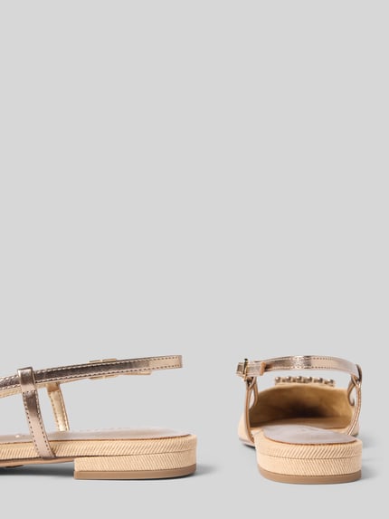 Tamaris Ballerinas mit Applikation Camel 2
