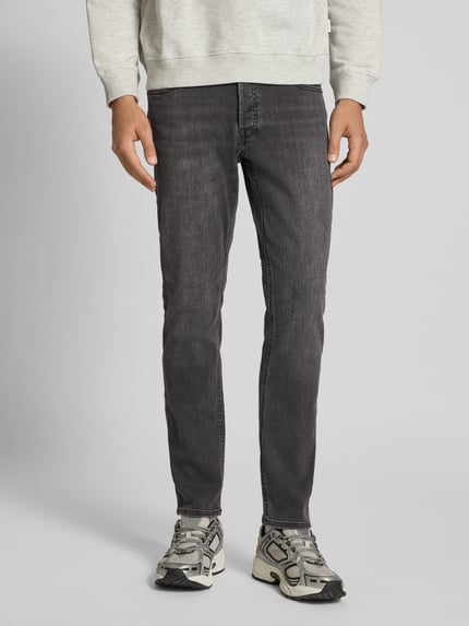 JACK & JONES Gekleurde slim fit jeans Donkergrijs - 4