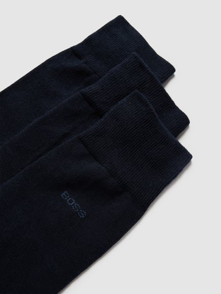BOSS Sokken met labeldetail in set van 3 Marineblauw - 2
